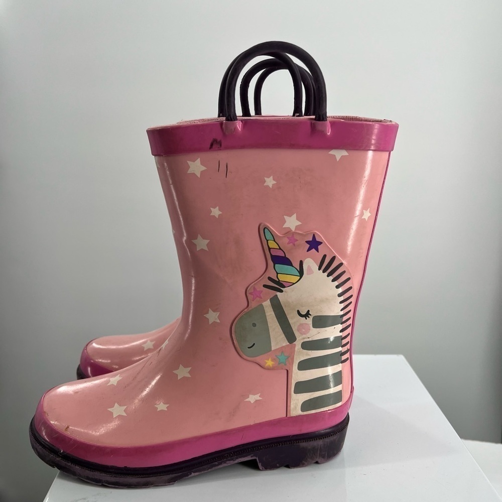 Unicorn Rain Boots Size 1